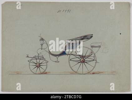 Design pour Pony Phaeton, non 3991 1923 par Brewster & Co. Banque D'Images