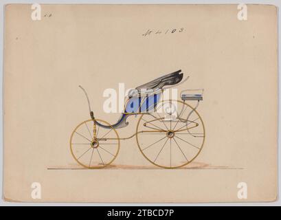 Design pour Pony Phaeton, non 4103 1923 par Brewster & Co. Banque D'Images