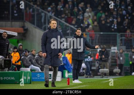 Moenchengladbach, Allemagne. 05 décembre 2023. Formateur Gerardo Seoane (BMG) Borussia Mönchengladbach - VfL Wolfsburg 05.12.2023 Copyright (nur für journ Banque D'Images