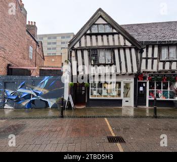 Friar Street, Worcester. Banque D'Images