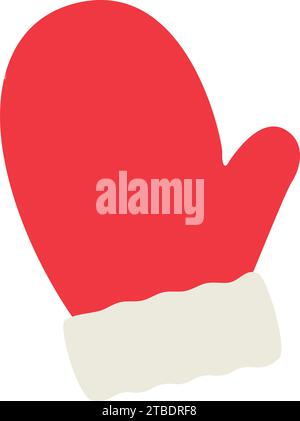 Vecteur d'icône de gants de noël colorés Illustration de Vecteur
