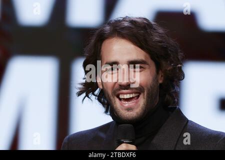 Naples, Italie. 06 décembre 2023. Gianmarco Tamberi est un joueur italien de haut-haie, champion olympique aux Jeux de Tokyo 2020 et champion du monde aux Championnats du monde de Budapest 2023 lors de la neuvième édition des Gazzetta Sports Awards, la cérémonie de remise des prix dédiée aux stars du sport, organisée par la Gazzetta dello Sport à Naples le 6 décembre, 2023 à bord du MSC Fantasia. Crédit : Agence photo indépendante/Alamy Live News Banque D'Images