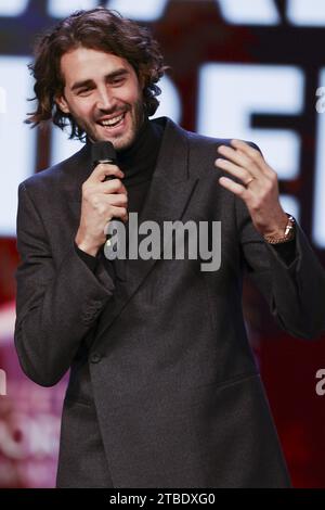 Naples, Italie. 06 décembre 2023. Gianmarco Tamberi est un joueur italien de haut-haie, champion olympique aux Jeux de Tokyo 2020 et champion du monde aux Championnats du monde de Budapest 2023 lors de la neuvième édition des Gazzetta Sports Awards, la cérémonie de remise des prix dédiée aux stars du sport, organisée par la Gazzetta dello Sport à Naples le 6 décembre, 2023 à bord du MSC Fantasia. Crédit : Agence photo indépendante/Alamy Live News Banque D'Images