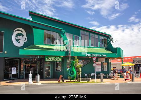Fabrique de Jade, Weld Street, Hokitika, Westland District, Région de la côte ouest, île du Sud, Nouvelle-Zélande Banque D'Images