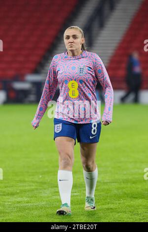 GEORGIA STANWAY, footballeur professionnel, joue actuellement au niveau international pour l'équipe nationale d'Angleterre. Banque D'Images