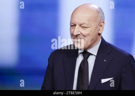 Naples, Italie. 06 décembre 2023. Directeur inter sportif Giuseppe Marotta lors de la neuvième édition des Gazzetta Sports Awards, la cérémonie de remise des prix dédiée aux stars du sport, organisée par la Gazzetta dello Sport à Naples le 6 décembre 2023 à bord du MSC Fantasia. Crédit : Agence photo indépendante/Alamy Live News Banque D'Images