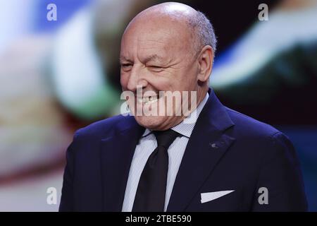 Naples, Italie. 06 décembre 2023. Directeur inter sportif Giuseppe Marotta lors de la neuvième édition des Gazzetta Sports Awards, la cérémonie de remise des prix dédiée aux stars du sport, organisée par la Gazzetta dello Sport à Naples le 6 décembre 2023 à bord du MSC Fantasia. Crédit : Agence photo indépendante/Alamy Live News Banque D'Images