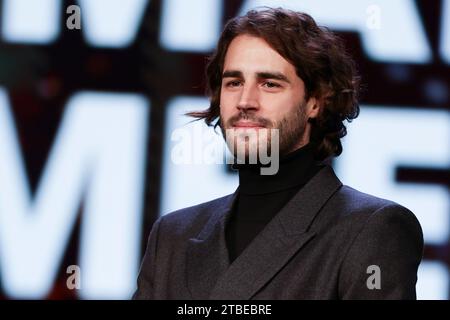 Gianmarco Tamberi est un joueur italien de haut-haie, champion olympique aux Jeux de Tokyo 2020 et champion du monde aux Championnats du monde de Budapest 2023 lors de la neuvième édition des Gazzetta Sports Awards, la cérémonie de remise des prix dédiée aux stars du sport, organisée par la Gazzetta dello Sport à Naples le 6 décembre, 2023 à bord du MSC Fantasia. Banque D'Images