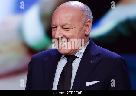 Directeur inter sportif Giuseppe Marotta lors de la neuvième édition des Gazzetta Sports Awards, la cérémonie de remise des prix dédiée aux stars du sport, organisée par la Gazzetta dello Sport à Naples le 6 décembre 2023 à bord du MSC Fantasia. Banque D'Images