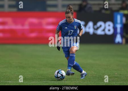 Parme, Italie. 5 décembre 2023. Lisa Boattin d'Italie lors du match de la Ligue des Nations féminines de l'UEFA au Stadio Ennio Tardini, Parme. Le crédit photo devrait se lire : Jonathan Moscrop/Sportimage crédit : Sportimage Ltd/Alamy Live News Banque D'Images