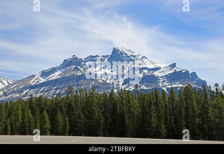 Mont Murchison sur Icefield Highway, Canada Banque D'Images