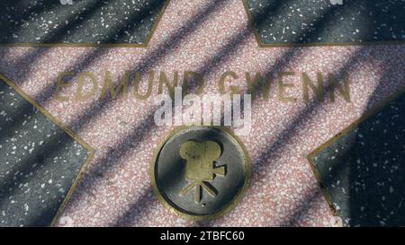 Hollywood, Californie, États-Unis 5 décembre 2023 acteur Edmund Gwenn Hollywood Walk of Fame Star le 5 décembre 2023 à Hollywood, Californie, États-Unis. Photo de Barry King/Alamy stock photo Banque D'Images