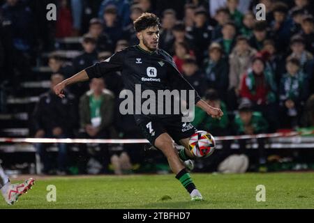 6 décembre 2023, Villanueva de la Serena, Espagne : SÉVILLE, ESPAGNE - 06 DÉCEMBRE : EZ Abre du Real Betis en action lors du match de Copa del Rey entre CF Villanovense et Real Betis à l'Estadio Municipal le 06 décembre 2023 à Villanueva de la Serena, Espagne. (Image de crédit : © Jose Luis Contreras/DAX via ZUMA Press Wire) USAGE ÉDITORIAL SEULEMENT! Non destiné à UN USAGE commercial ! Banque D'Images