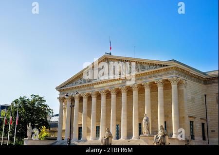 FRANCE, PARIS (75) 7E ARRONDISSEMENT, L'ASSEMBLEE NATIONALE Banque D'Images