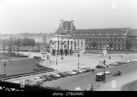 Der Triumphbogen am carrousel du Louvre, Paris 1965. L'Arc de Triomphe au carrousel du Louvre, Paris 1965. Banque D'Images