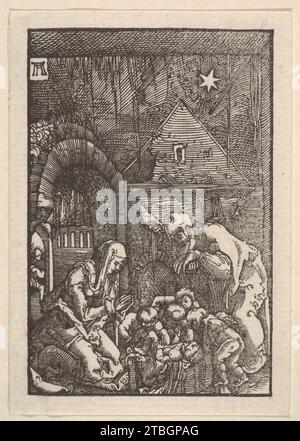 Nativité, de la chute et du salut de l'humanité à travers la vie et la passion du Christ 1920 par Albrecht Altdorfer Banque D'Images