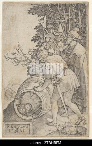 Copie d'Attilius Regulus, de Roman Heroes 1962 par Georg Pencz Banque D'Images