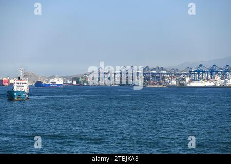 Port du Pirée, Athènes, Grèce Banque D'Images