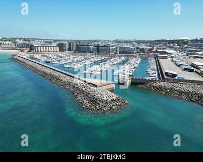 Elizabeth Marina, St Helier Jersey, Îles Anglo-Normandes, Banque D'Images