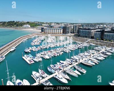 Elizabeth Marina, St Helier Jersey, Îles Anglo-Normandes, Banque D'Images