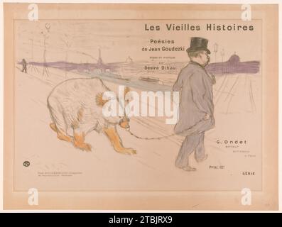 Design de couverture pour 'les vieilles Histoires' 2021 par Henri de Toulouse-Lautrec Banque D'Images