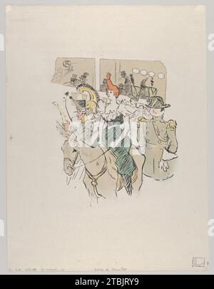 Entrée de Cha-u-Kao, extrait du rire, n° 67, 15 février 1896 1962 par Henri de Toulouse-Lautrec Banque D'Images