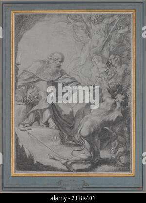 St. Anthony d'Egypte chassant Devils 1988 de Gregoire Huret Banque D'Images