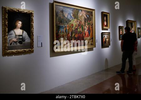 Italie Modena Galleria Estense - vue Banque D'Images