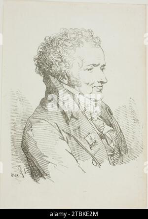 Portrait de vivant-Denon, 1816. Banque D'Images