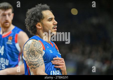Berlin, Deutschland 07. Décembre 2023 : Basketball Euroleague - 2023/2024 - Alba Berlin vs. Anadolu Efes Istanbul im Bild : Shane Larkin (Anadolu Efes Istanbul) Banque D'Images