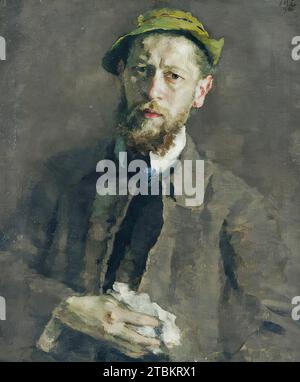 Autoportrait, 1906. Banque D'Images