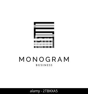 Triplicate initiales lettre s monogramme logo inspiration Illustration de Vecteur