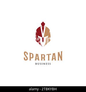 Lettre initiale V Spartan Icon logo modèle de conception Illustration de Vecteur