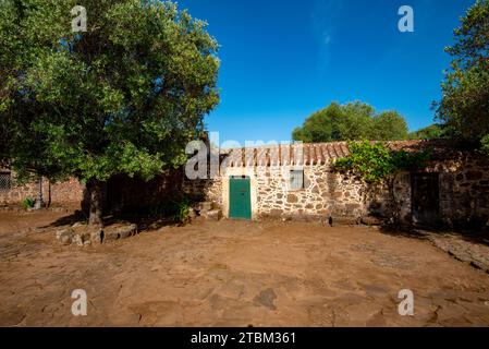 Site archéologique de Santa Cristina - Sardaigne - Italie Banque D'Images