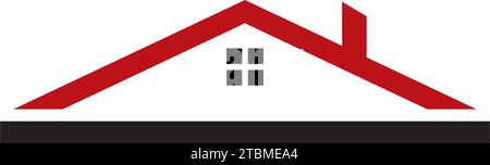 Est un symbole en relation avec les termes de maison, résidence ou logement Illustration de Vecteur