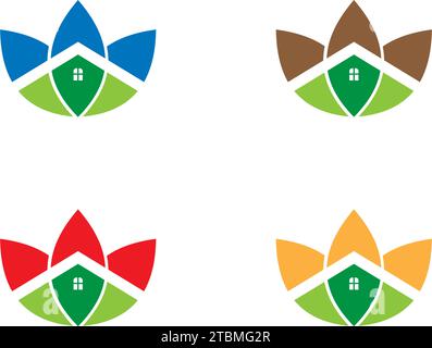 Est un symbole en relation avec les termes de maison, résidence ou logement Illustration de Vecteur