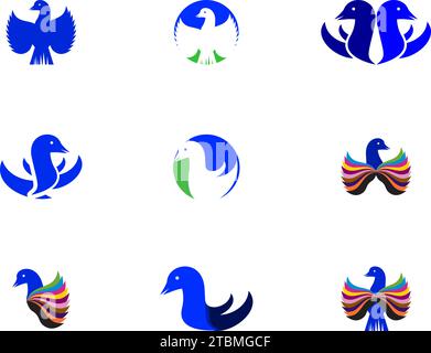 Est un symbole associé aux animaux oiseaux surtout Illustration de Vecteur