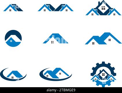 Est un symbole en relation avec les termes de maison, résidence ou logement Illustration de Vecteur