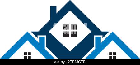 Est un symbole en relation avec les termes de maison, résidence ou logement Illustration de Vecteur