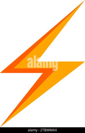 est un symbole associé à la nature, en particulier le boulon Illustration de Vecteur