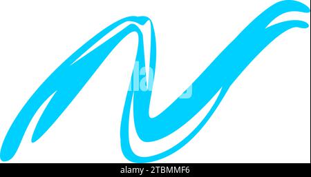 Est un symbole dans la forme d'une combinaison de lettres Illustration de Vecteur