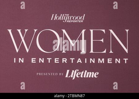 Beverly Hills, États-Unis. 07 décembre 2023. BEVERLY HILLS, LOS ANGELES, CALIFORNIE, États-Unis - DÉCEMBRE 07 : une vue générale de l'atmosphère au Hollywood reporter Women in Entertainment Gala 2023 présenté par Lifetime qui s'est tenu au Beverly Hills Hotel le 7 décembre 2023 à Beverly Hills, Los Angeles, Californie, États-Unis. (Photo de Xavier Collin/image Press Agency) crédit : image Press Agency/Alamy Live News Banque D'Images