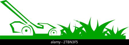 Vecteur de modèle de conception de logo de soin de pelouse Illustration de Vecteur