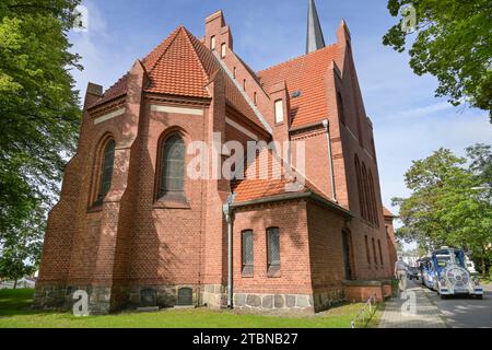 Evangelische Kirche, Kurparkstraße, Ahlbeck, Usedom, Mecklenburg-Vorpommern, Deutschland Banque D'Images