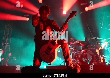 Prague, République tchèque. 08 décembre 2023. Concert du groupe de musique électronique britannique Prodigy à Prague, République tchèque, le 7 décembre 2023. Crédit : Michal Kamaryt/CTK photo/Alamy Live News Banque D'Images