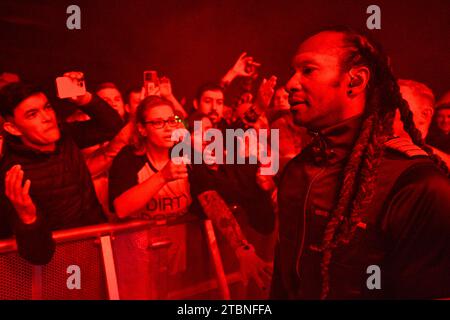 Prague, République tchèque. 08 décembre 2023. Concert du groupe de musique électronique britannique Prodigy à Prague, République tchèque, le 7 décembre 2023. Crédit : Michal Kamaryt/CTK photo/Alamy Live News Banque D'Images