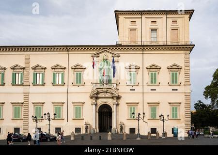 Le Palais du Quirinal à Rome, résidence du Président Banque D'Images