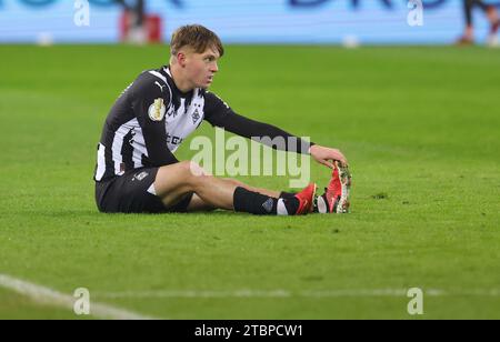 Monchengladbach, Deutschland. 05 décembre 2023. Firo : 05.12.2023, football, football, DFB Cup 2023/2024 Round of 16 VFL Borussia Monchengladbach - VfL Wolfsburg 1:0 au terrain Luca Netz, VfL/dpa/Alamy Live News Banque D'Images