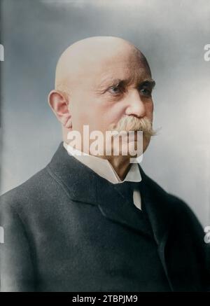 Portrait de Ferdinand von Zeppelin. Par bain News Service. Banque D'Images