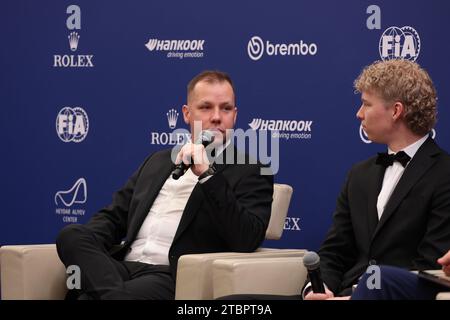 HALTTUNEN Jonne, Toyota Gazoo Racing, Championnat du monde FIA des rallyes pour co-pilote - Champion, portrait lors de la cérémonie de remise des Prix FIA 2023 à Baky le 8 décembre 2023 au Bakou Convention Center à Bakou, Azerbaïdjan - photo Grégory Lenormand/DPPI crédit : DPPI Media/Alamy Live News Banque D'Images